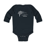 The "I am the Storm" (white text) Infant Long Sleeve Bodysuit