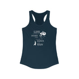 Our "Dancing In The Rain" Women's Ideal Racerback Tank