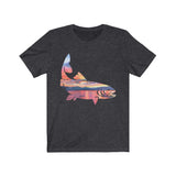 Our "Sunrise Fish" Unisex Jersey Short Sleeve Tee