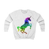 The "Rainbow Skull Candy Unicorn" Kids Sweatshirt