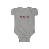 The "Merry Christmas" Infant Fine Jersey Bodysuit