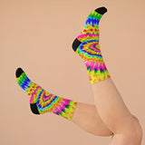 Our "Rainbow Tye Dye" socksDTG Socks