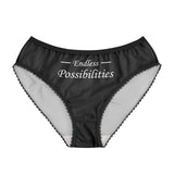 The "Endless Possibilities" (white text) Women's Briefs