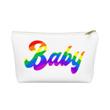 The "Rainbow Baby" Accessory Pouch w T-bottom