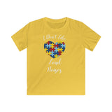 Autism Awareness "Loud Noises" Kids Softstyle Tee