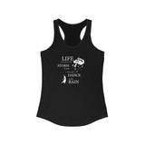 Our "Dancing In The Rain" Women's Ideal Racerback Tank